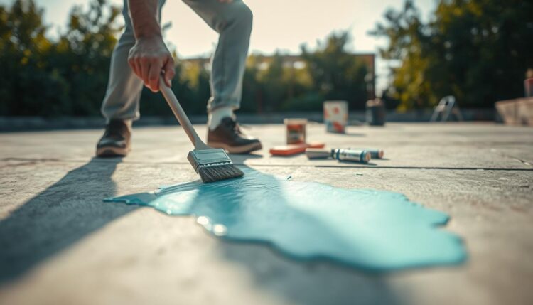 Anleitung Betonplatten streichen außen leicht gemacht