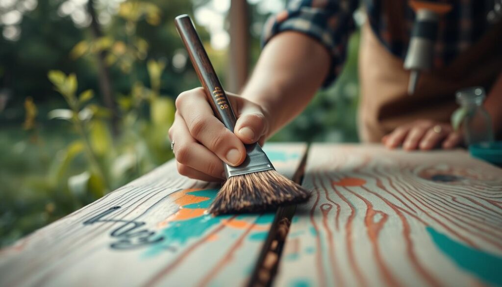 Kesseldruckimprägniertes Holz richtig streichen