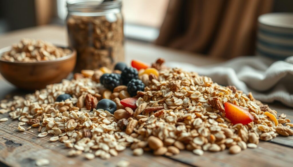 Einfaches Granola Rezept Grundzutaten