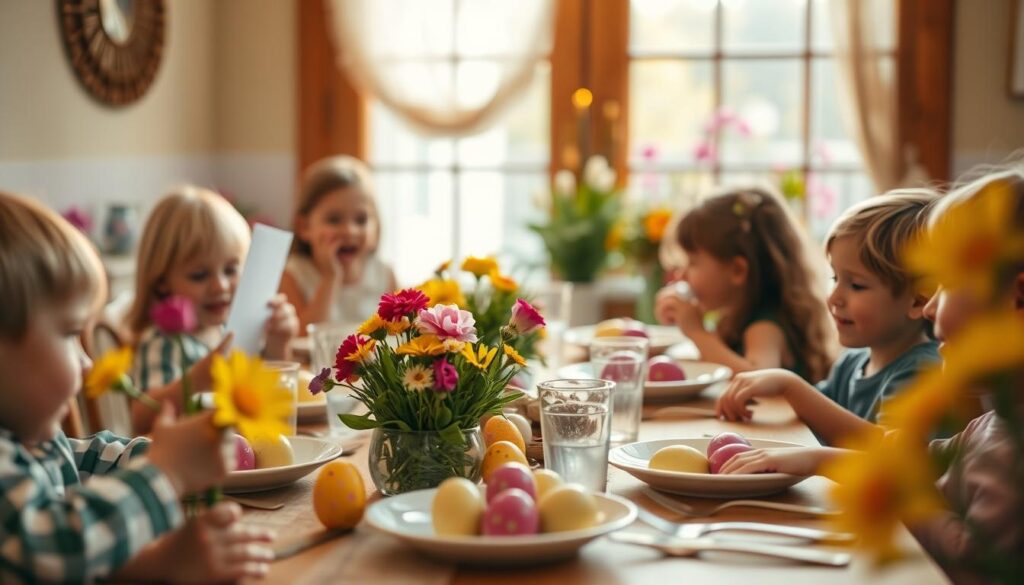 Osterbrunch mit Kindern