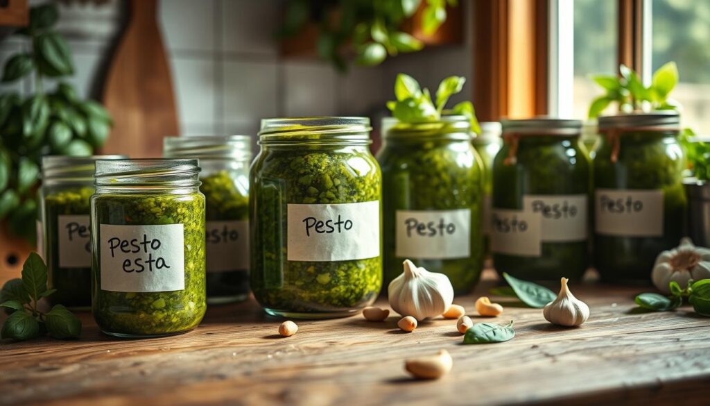 Pesto Lagerung und Haltbarkeit