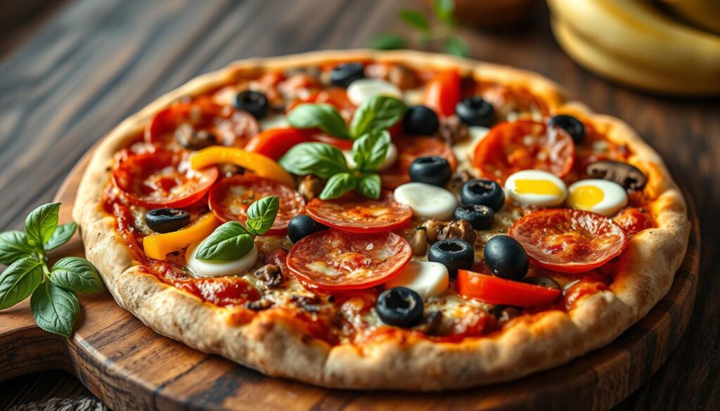 Pizza Toppings Vielfalt