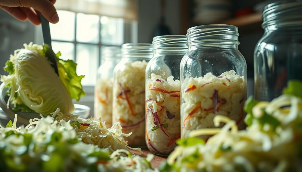 Sauerkraut Fermentationsprozess