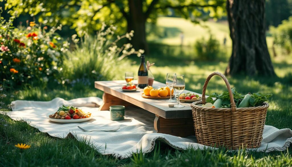 umweltfreundliches Picknick