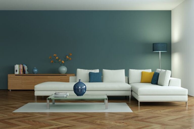 Modernes farbiges Wohnzimmer